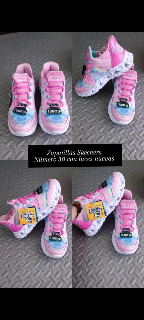 Zapatillas Skechers con luces