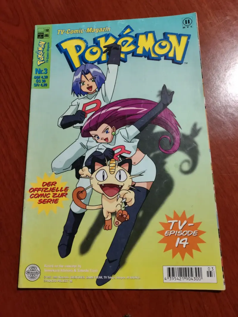 Cómic Pokémon n°3 año 1997 - 1