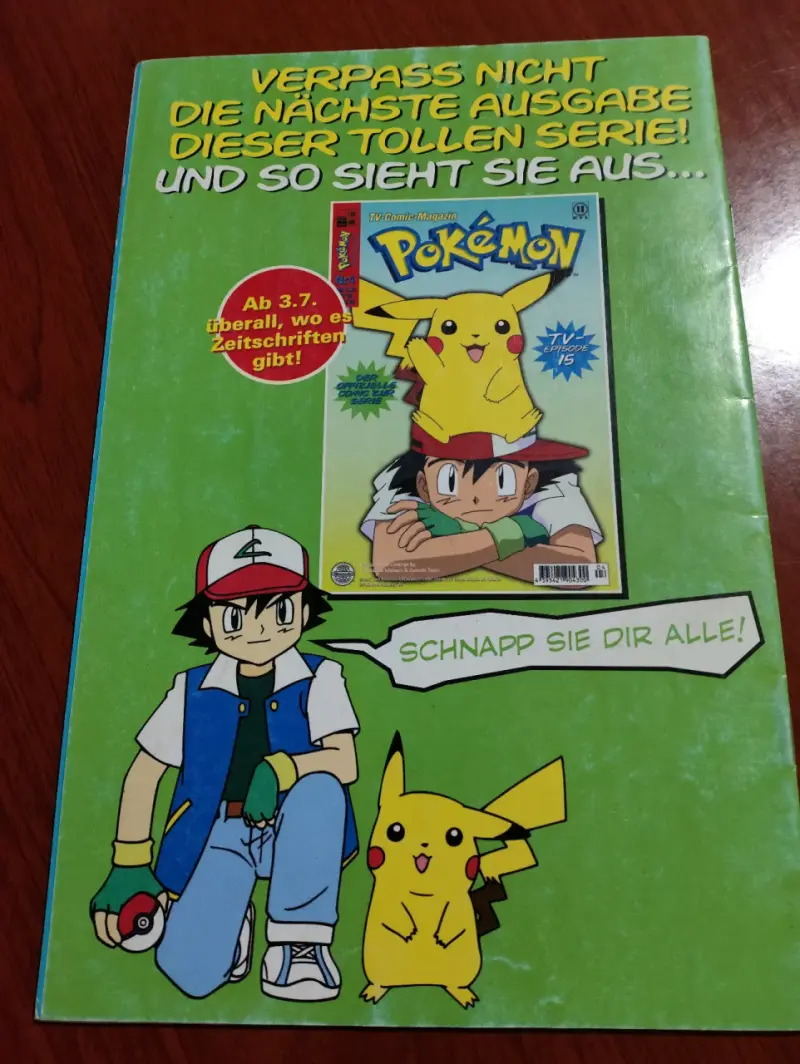 Cómic Pokémon n°3 año 1997 - 2