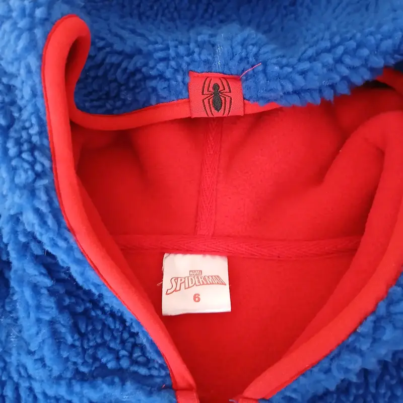 Chaqueta Spiderman azul niño talla 6 - 4