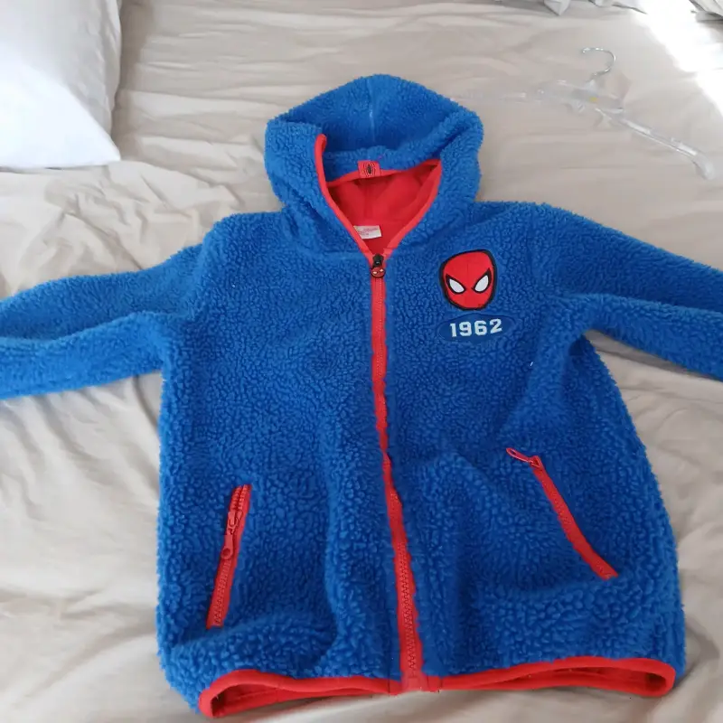 Chaqueta Spiderman azul niño talla 6 - 5
