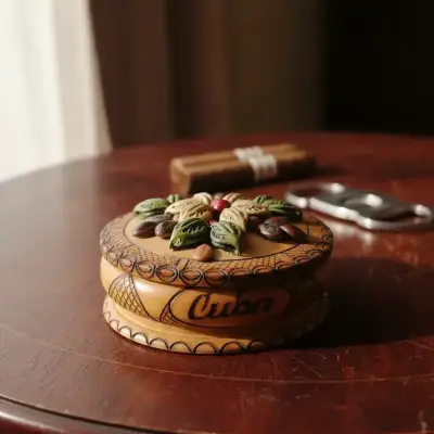 Caja decorativa de Cuba hecha a mano - miniatura 1