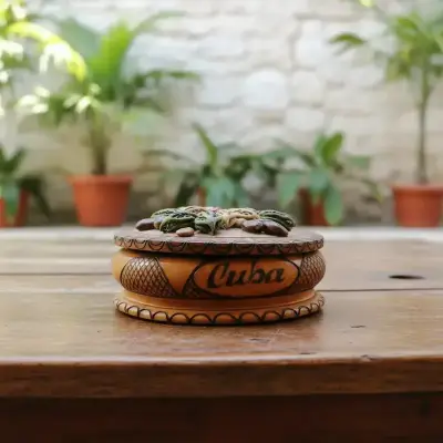 Caja decorativa de Cuba hecha a mano - miniatura 3