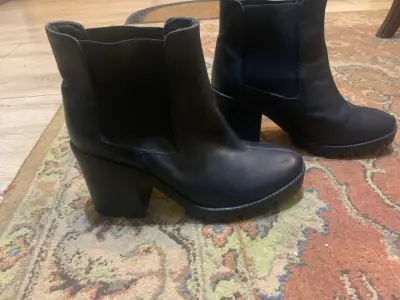 Botines negros de cuero ESPRIT - miniatura 3