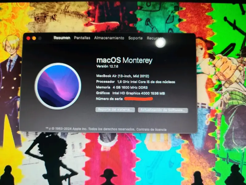 MacBook Air 13" Intel i5 4 ram SSD m2 120gb - 3