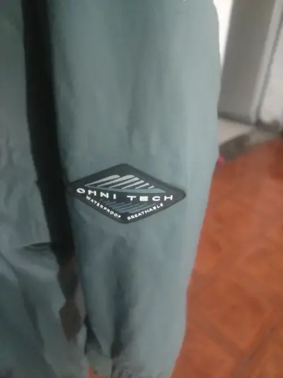 Chaqueta Columbia impermeable verde - miniatura 3