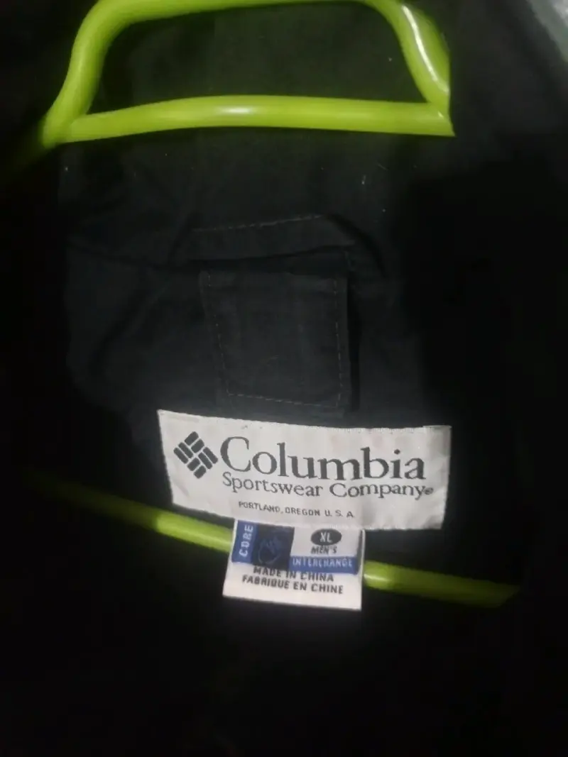 Chaqueta Columbia impermeable verde - 4