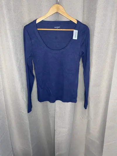 Polera manga larga azul - miniatura 1