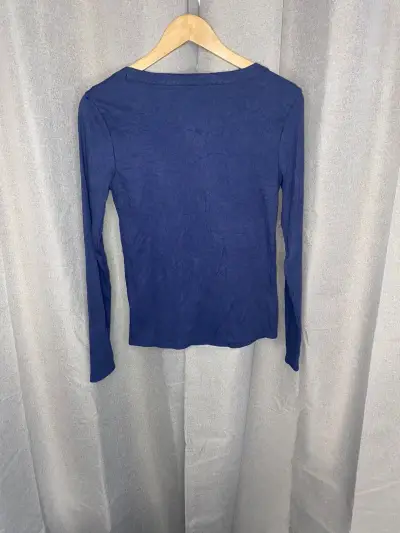 Polera manga larga azul - miniatura 2