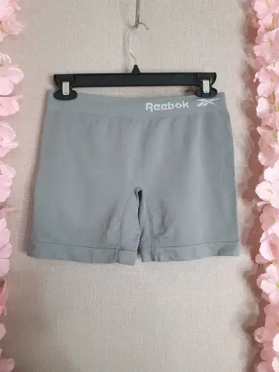 Shorts deportivos gris Reebok - miniatura 1