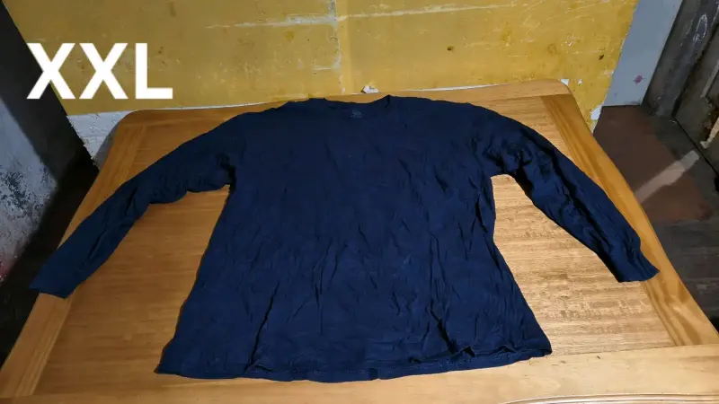 Polera verde manga larga XL - 2