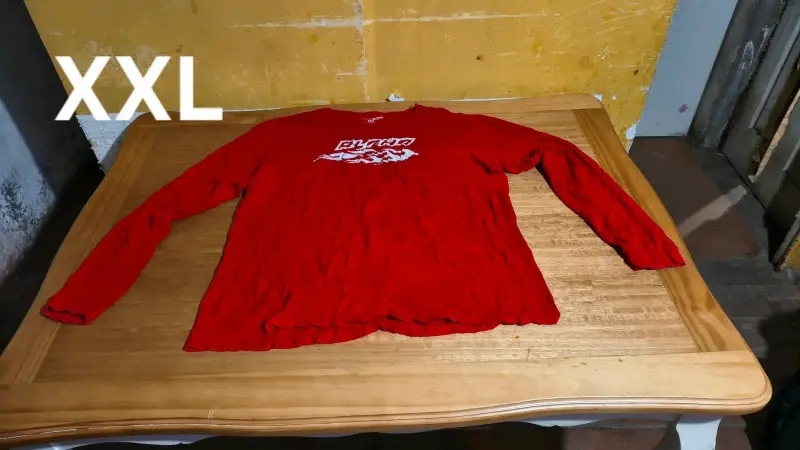 Polera verde manga larga XL - 4