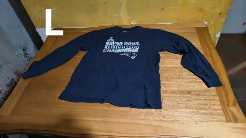 Polera verde manga larga XL - 5