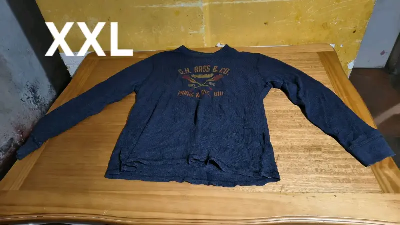 Polera verde manga larga XL - 6