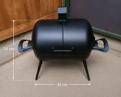 Parrilla portátil negra - miniatura 1