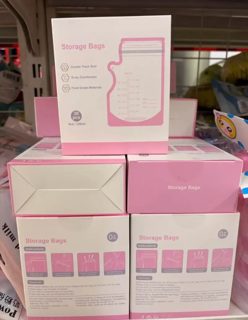 Bolsas de almacenamiento leche materna