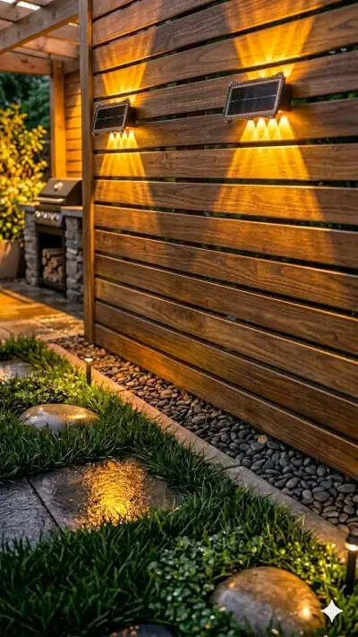 Luces solares para exteriores aplique - miniatura 1