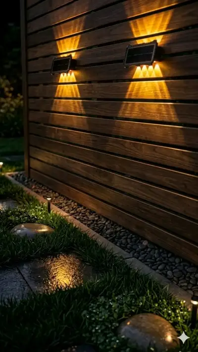 Luces solares para exteriores aplique - miniatura 2