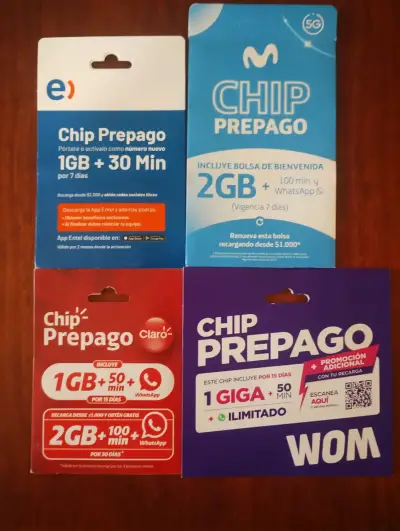 Chips prepagos packs - miniatura 1