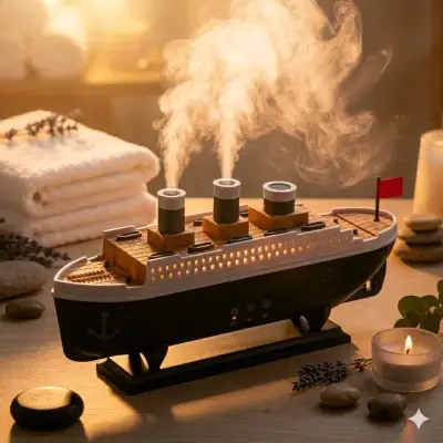 Humidificador barco decorativo 250ml - miniatura 2
