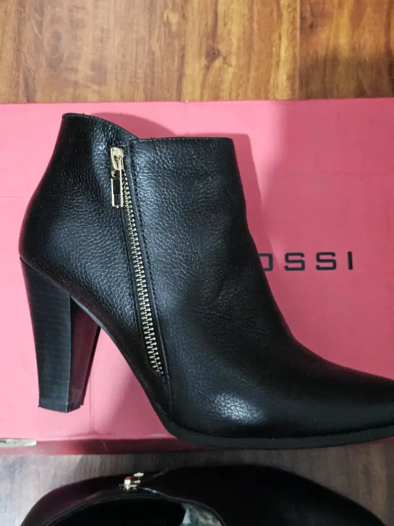 Botines De Cuero Legitimo B. Rossi Talla 35 - 2