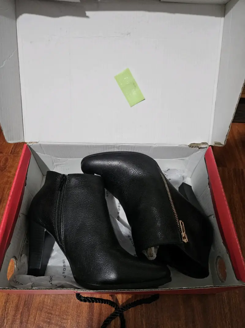 Botines De Cuero Legitimo B. Rossi Talla 35 - 4