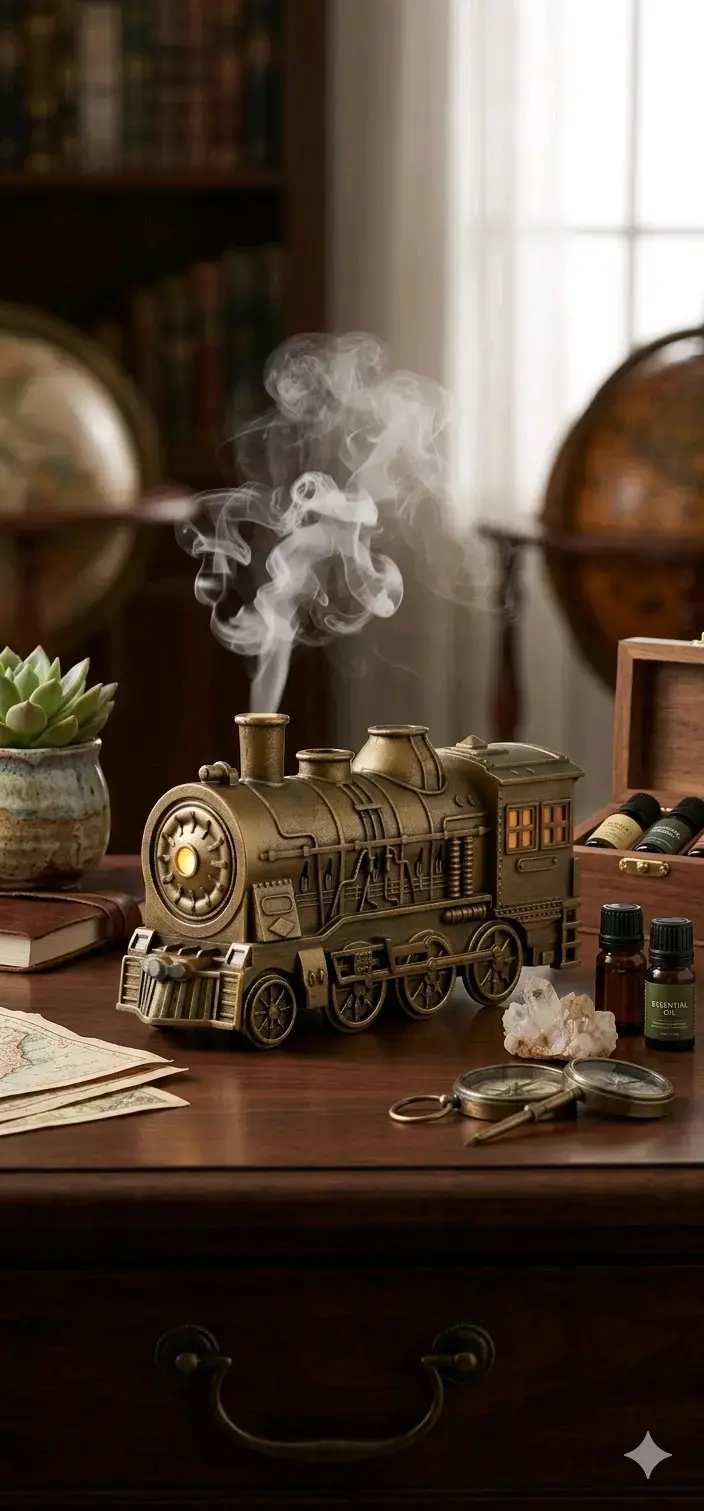 Humidificador de aroma tren vintage - 2