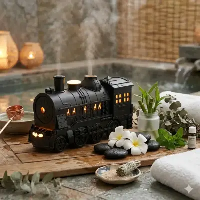 Humidificador tren vintage 300ml - miniatura 3