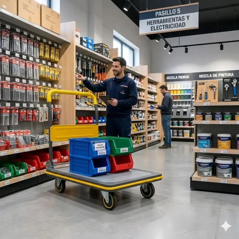 Carro plegable de acero premiun 300 kg - 4