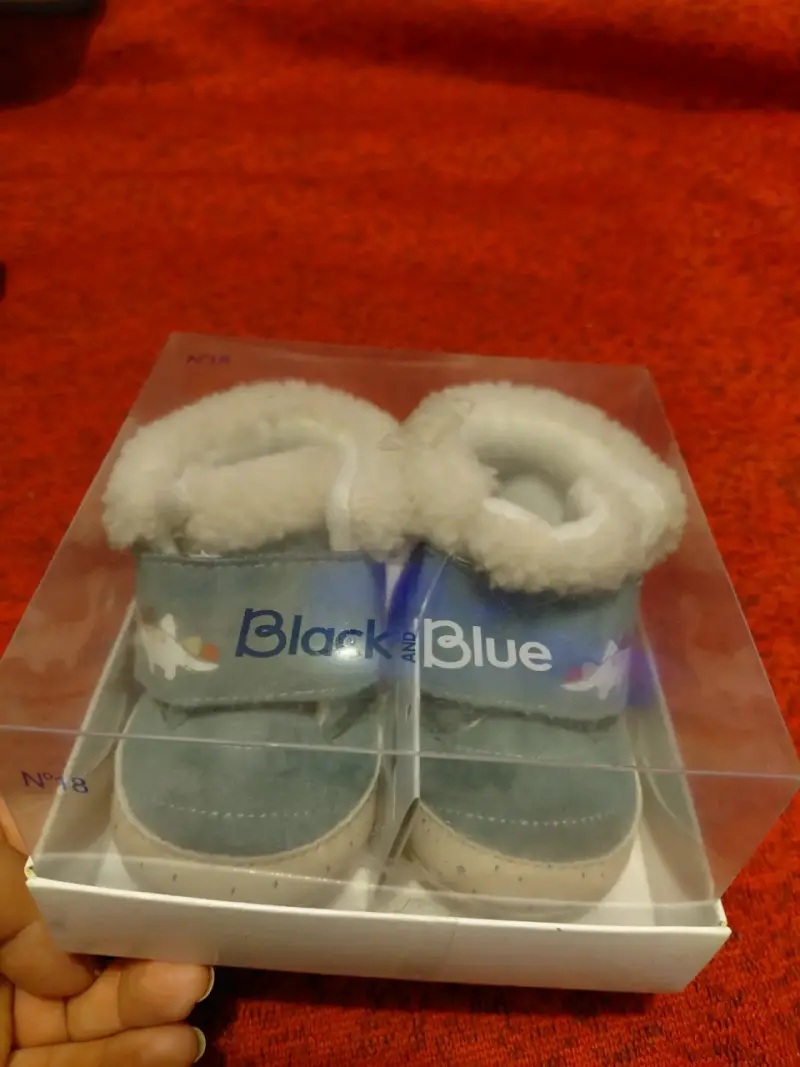 Botitas bebé Black Blue talla 18 - 5