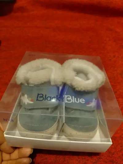 Botitas bebé Black Blue talla 18 - miniatura 5