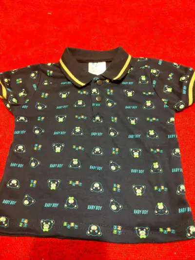 2 Poleras bebé estampadas ositos 9 a 12 meses - miniatura 1