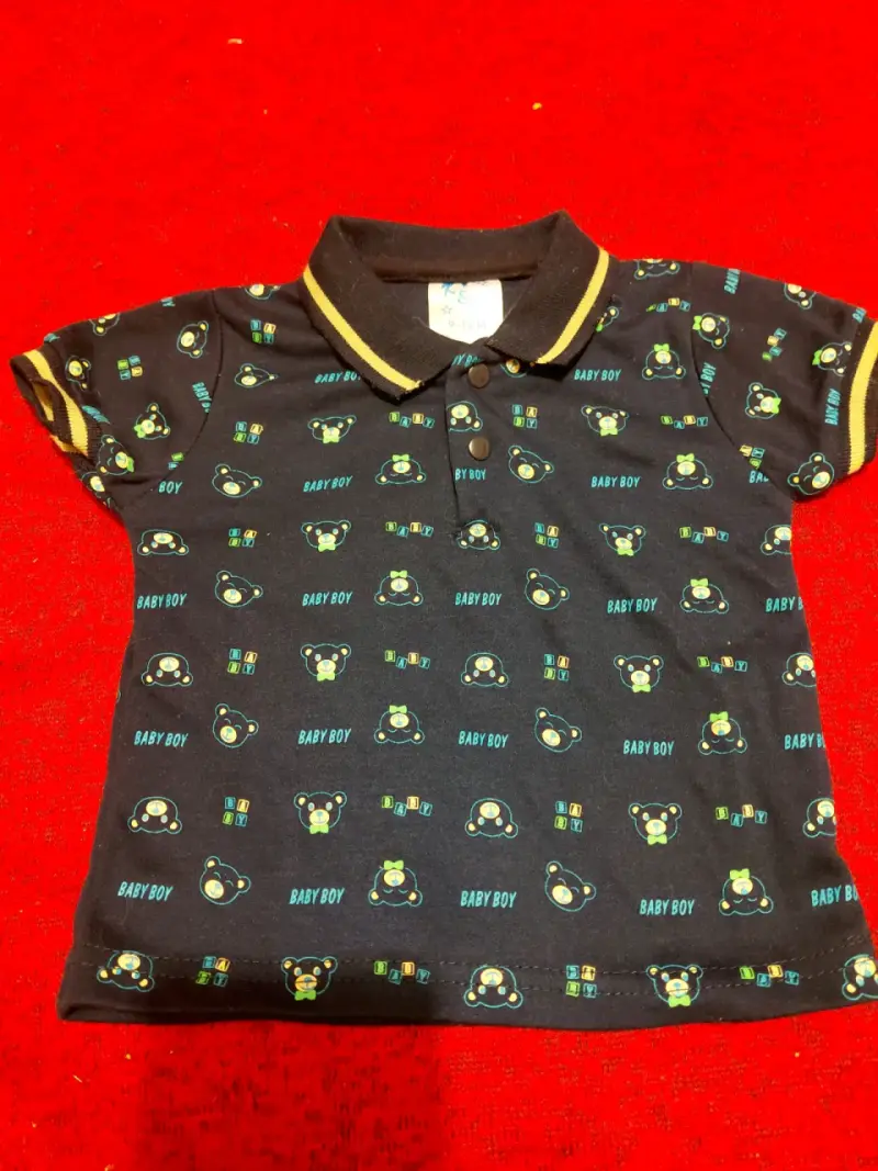 2 Poleras bebé estampadas ositos 9 a 12 meses - 2