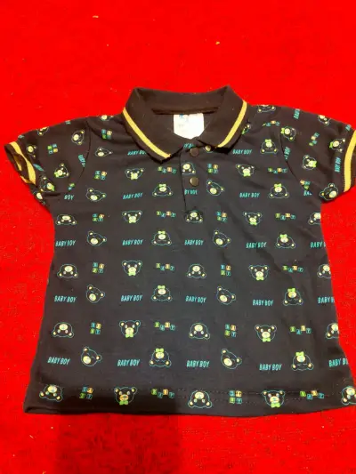 2 Poleras bebé estampadas ositos 9 a 12 meses - miniatura 2