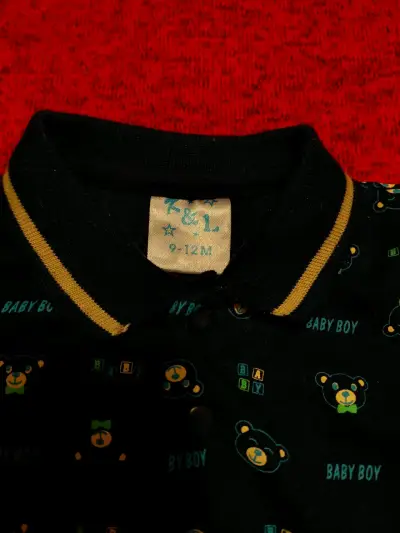 2 Poleras bebé estampadas ositos 9 a 12 meses - miniatura 3