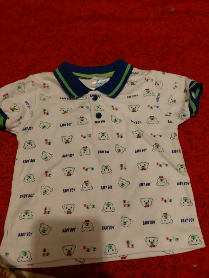 2 Poleras bebé estampadas ositos 9 a 12 meses - 4