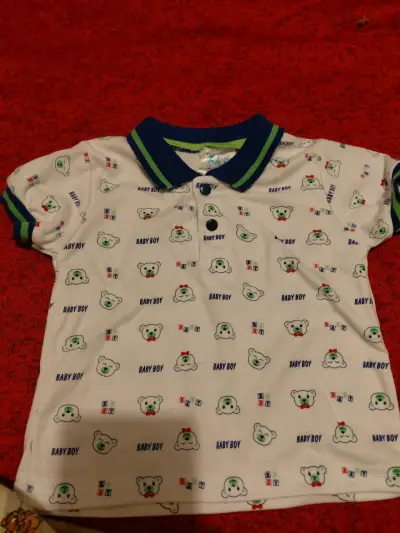 2 Poleras bebé estampadas ositos 9 a 12 meses - miniatura 5