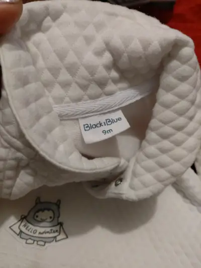 Polerón blanco infantil 9 meses - miniatura 2
