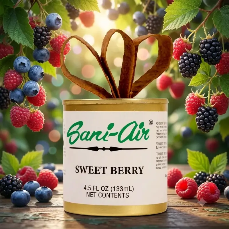 Pack 3 latas sani air Sweet Berry baya dulce