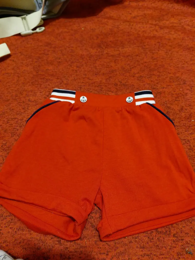 Short rojo estilo marinero 12 a 18 mesws