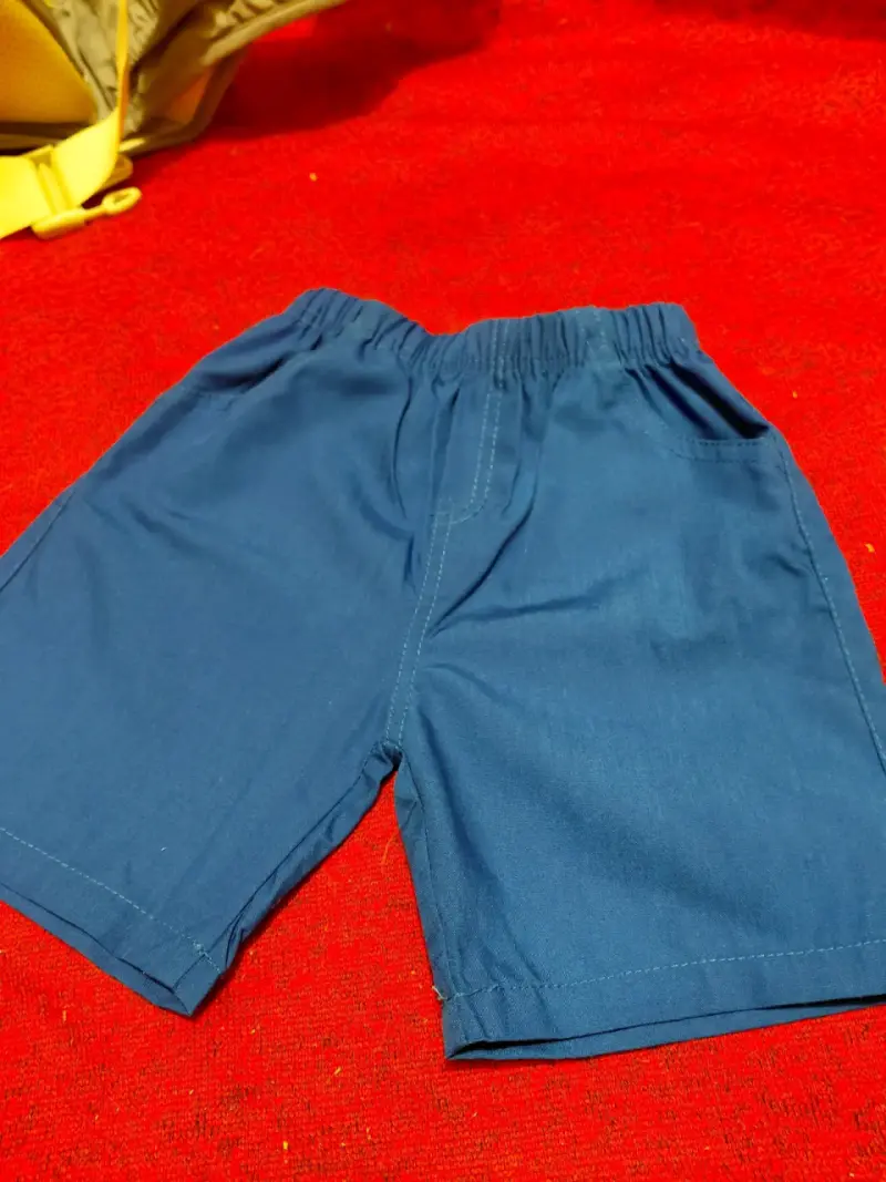 Short azul para niño 9 a 12 meses