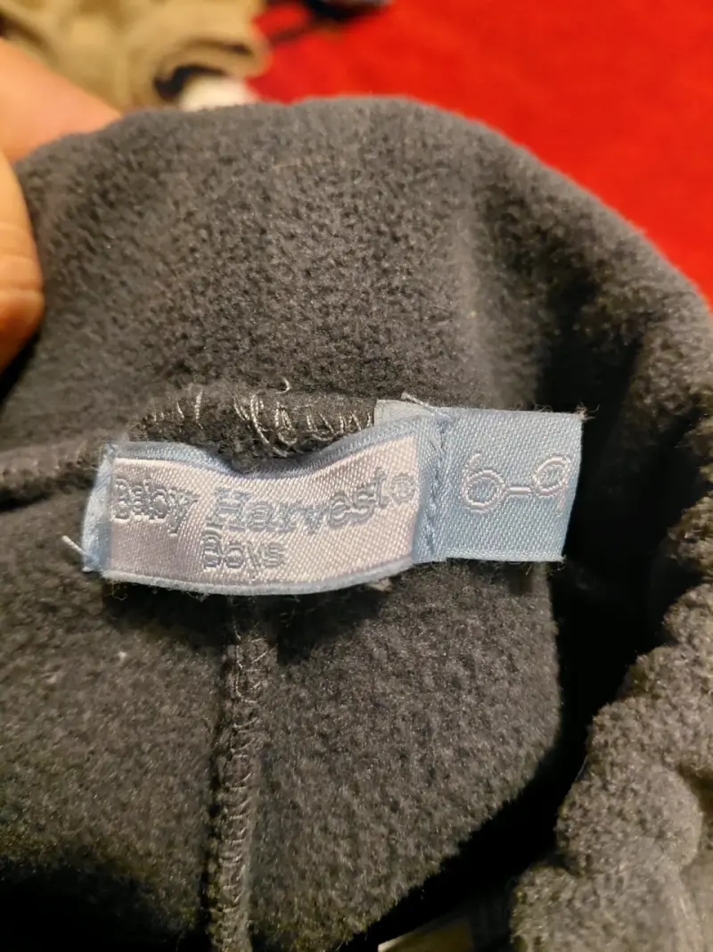 Pantalón polar para bebé gris 6 a 9 meses - 2
