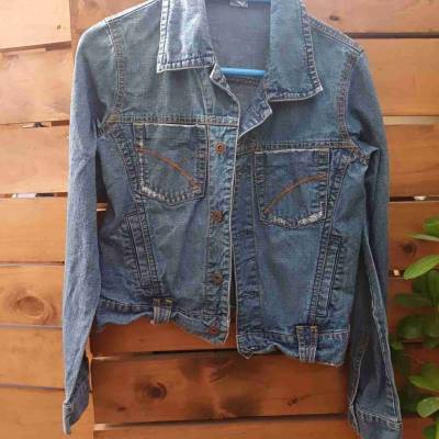 Chaqueta de mezclilla azul - miniatura 3