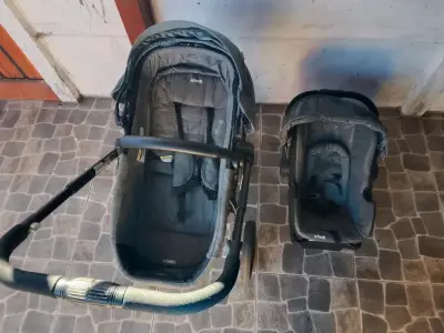 Coche de bebé gris - miniatura 2