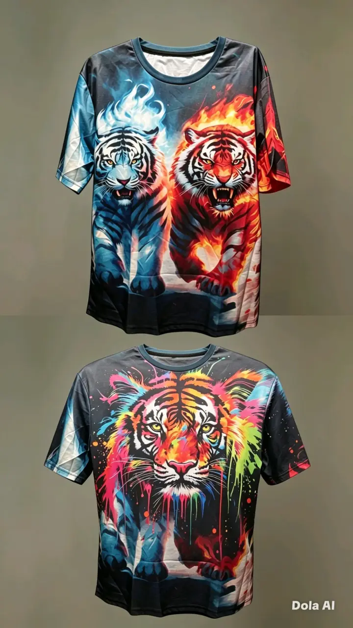 Poleras Estampadas Ambos Lados - 3