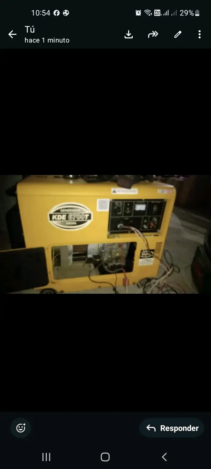 Generador diésel KDE 6700T - 2