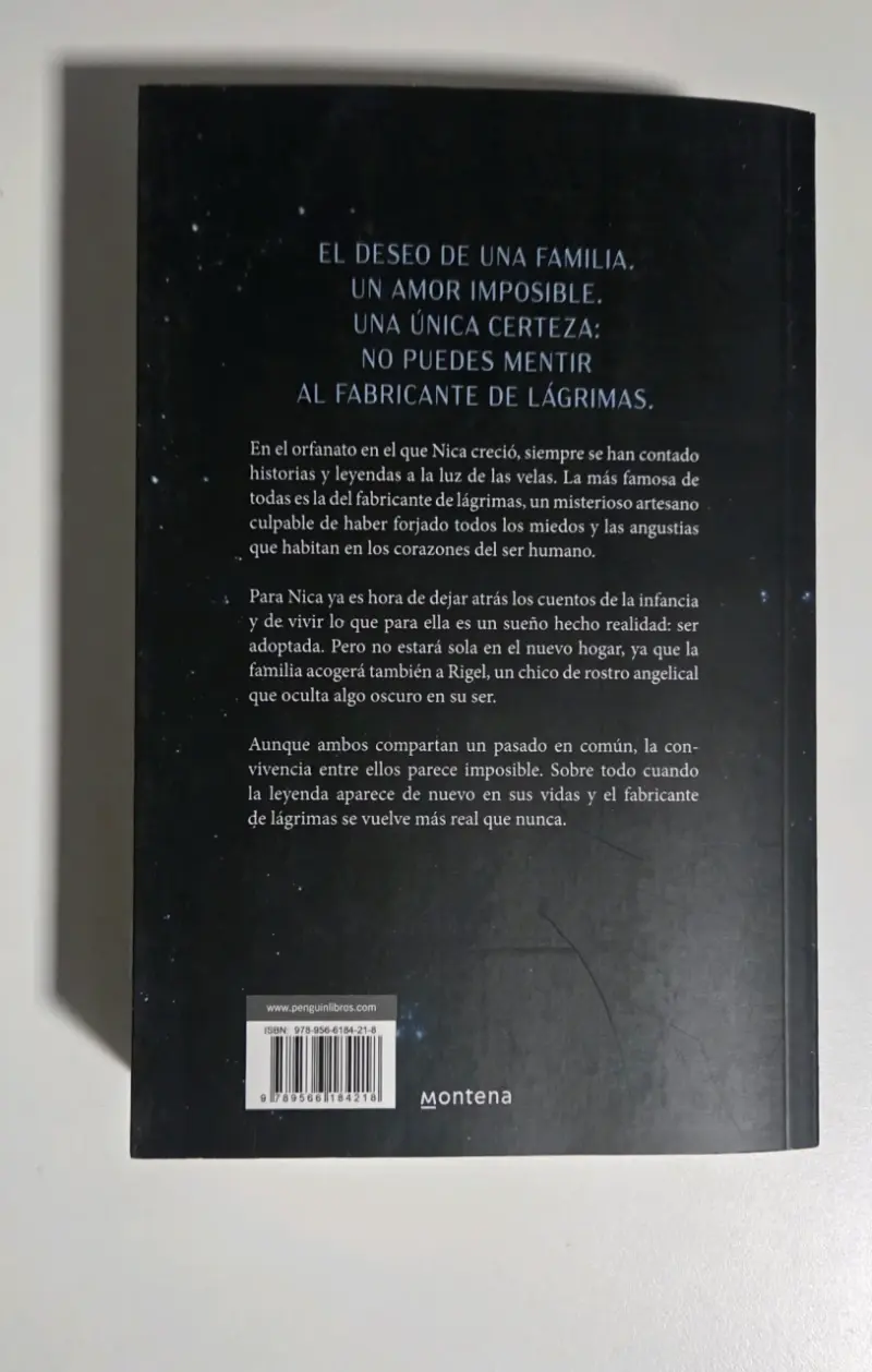 Libro Fabricante de Lágrimas - 2