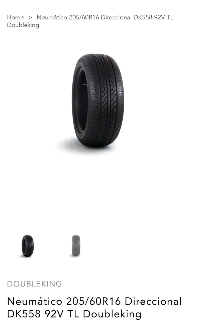 Neumático 205/60 R16 en buen estado - 5