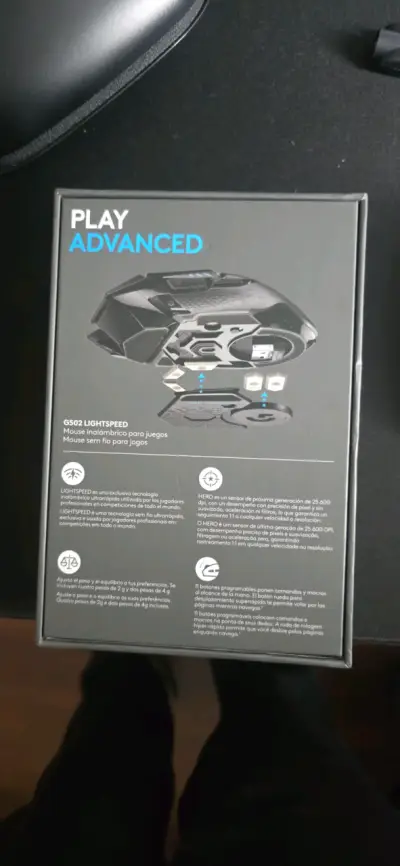 Mouse Gamer Logitech en caja - miniatura 2