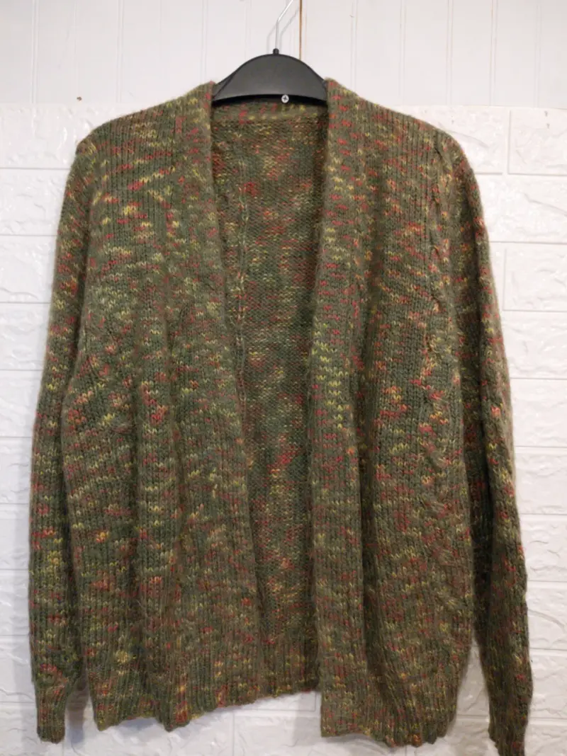 Cardigan de lana multicolor - 2